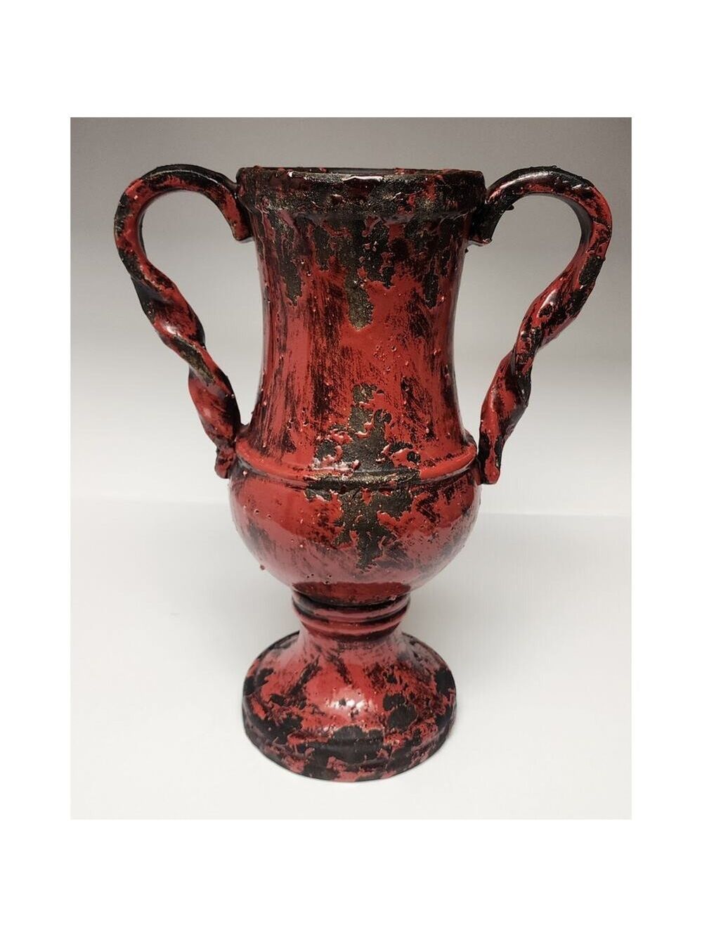 Uttermost 2 PC Red Rustic Ceramic Home Decorative Vase - Picture 11 of 16